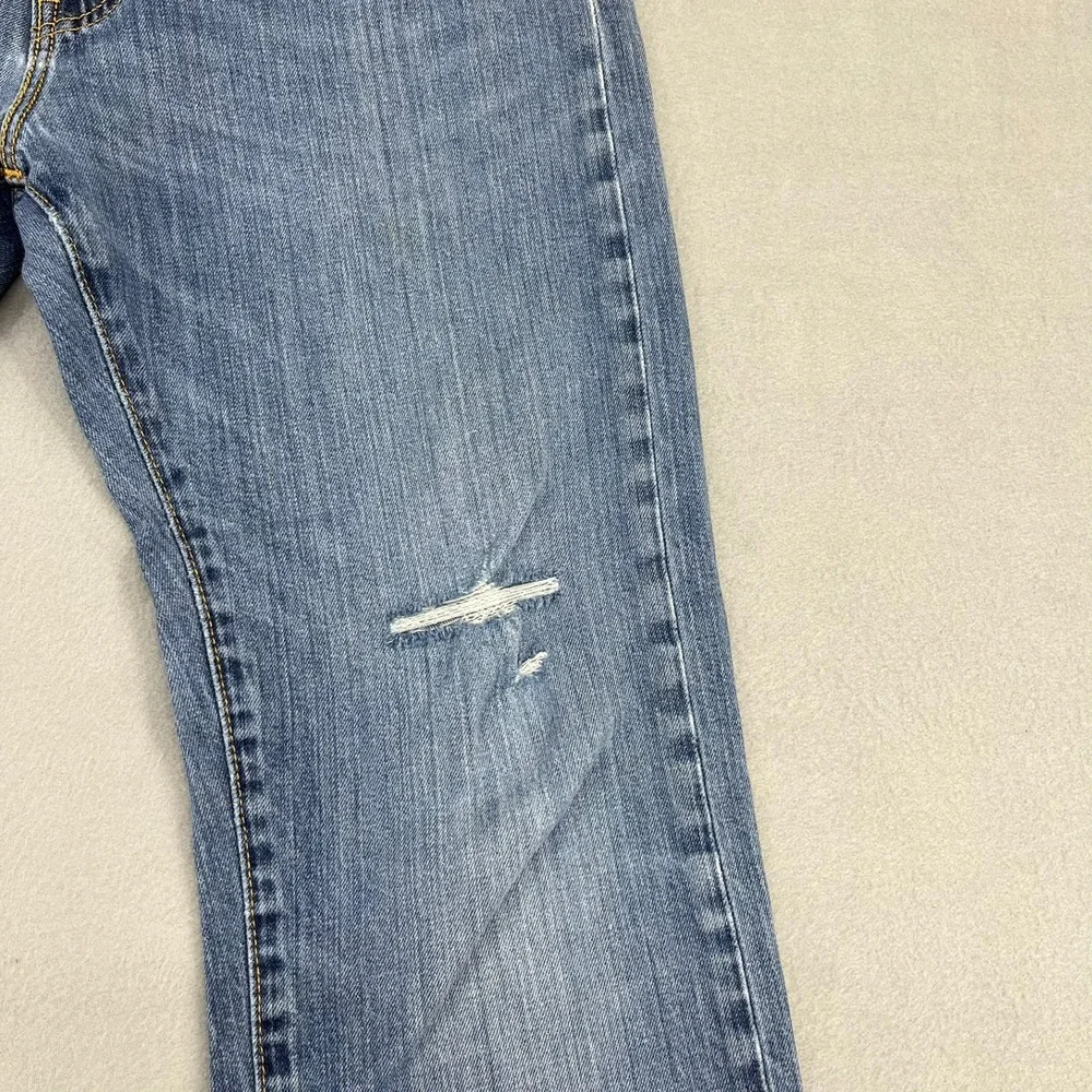 Levi's 511‎ Slim Fit Jeans Mens 34x30 Blue Medium Wash Distressed Denim
